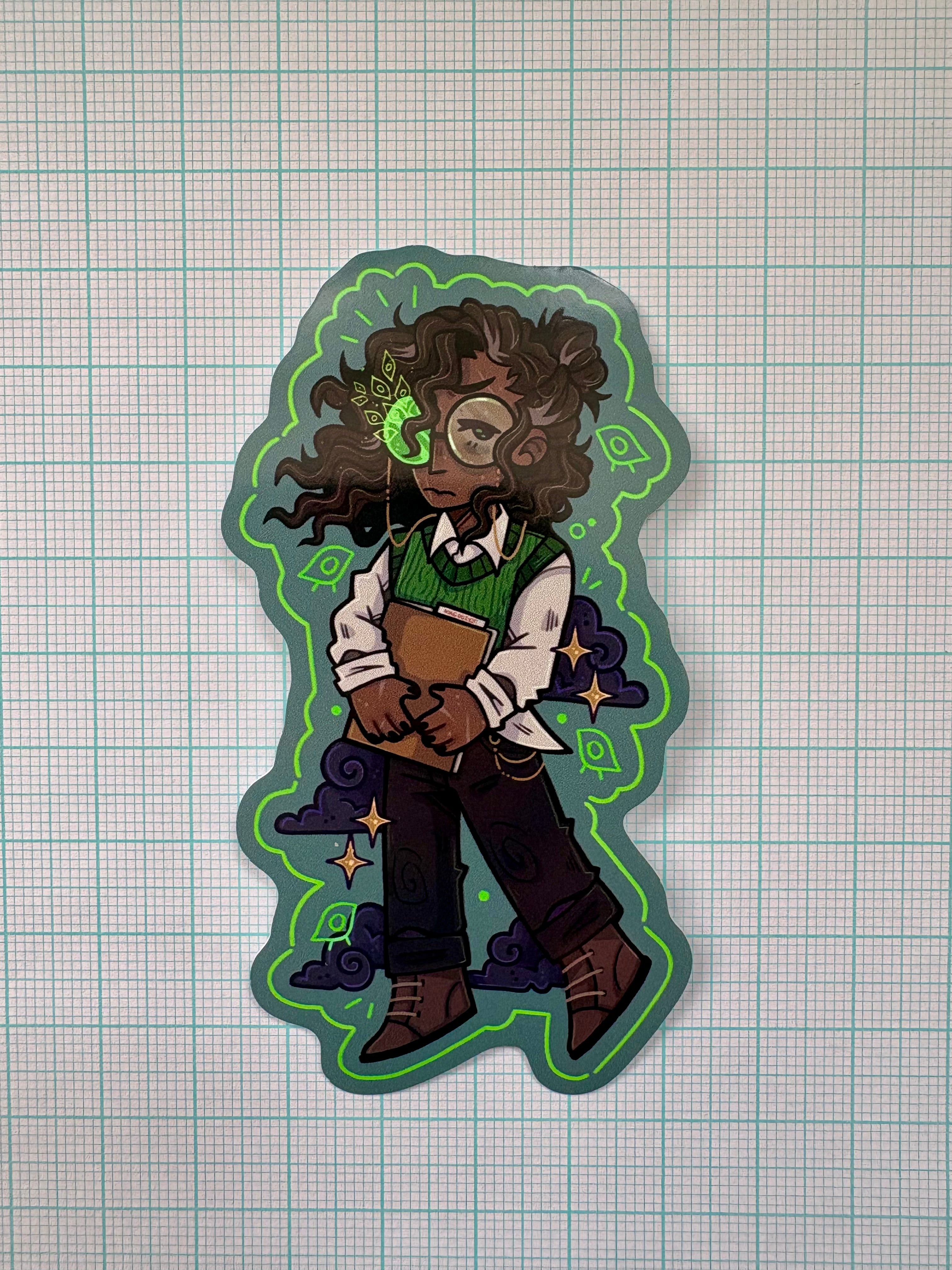 The Archivist - Vinyl Sticker