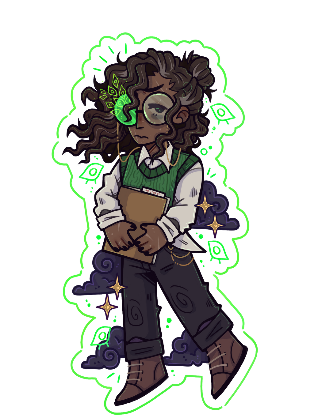 The Archivist - Vinyl Sticker