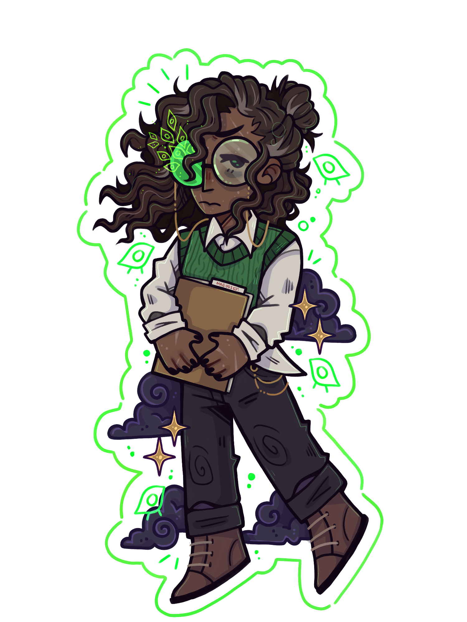 The Archivist - Vinyl Sticker