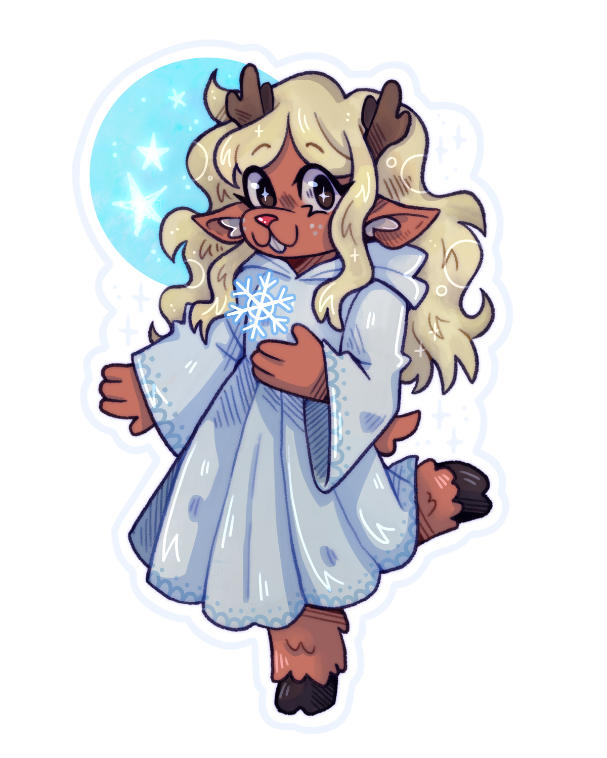 Noelle - Deltarune Acrylic Keychain