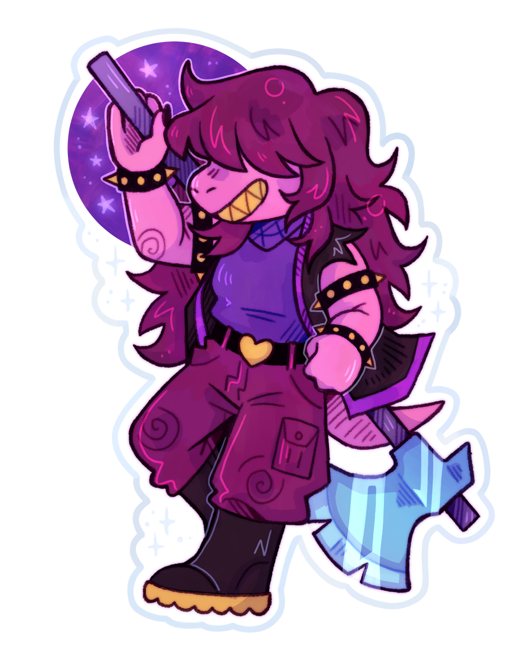 Deltarune Vinyl Sticker Collection