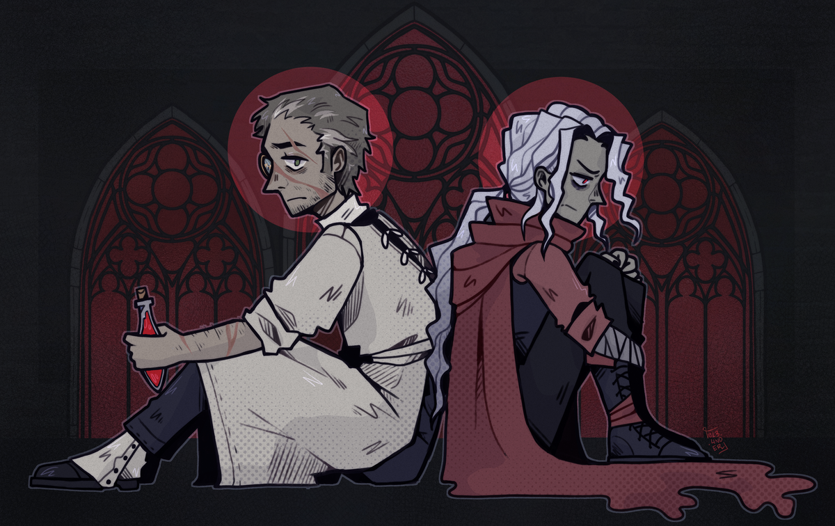 Bloodletting - Vampires SMP A5 Print