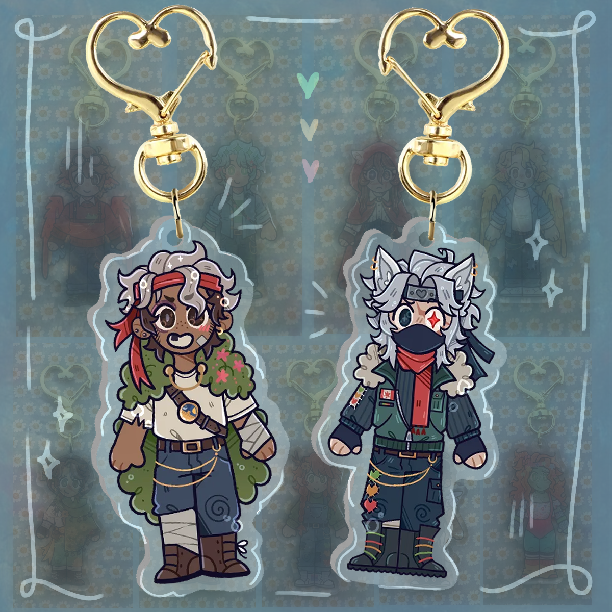 Life Series Acrylic Keychains